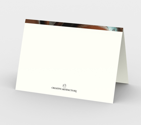 Set of 3 Blank Greeting Cards | 5 x 7 | Hazelnut & Avocado