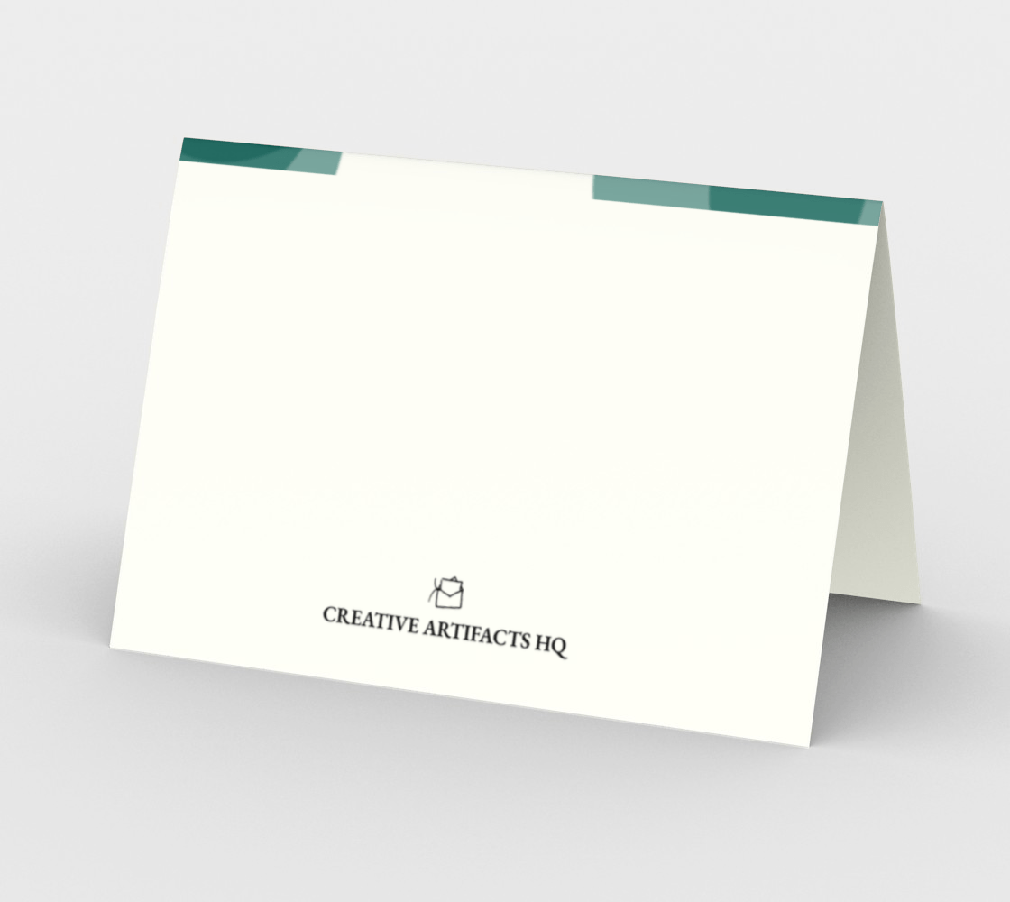 Blank Greeting Card | 5 x 7 | Bubbles