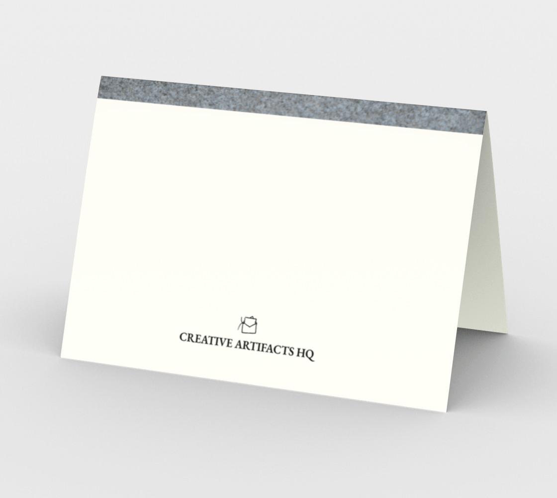 Blank Greeting Card | 5 x 7 | Eyes of Stone