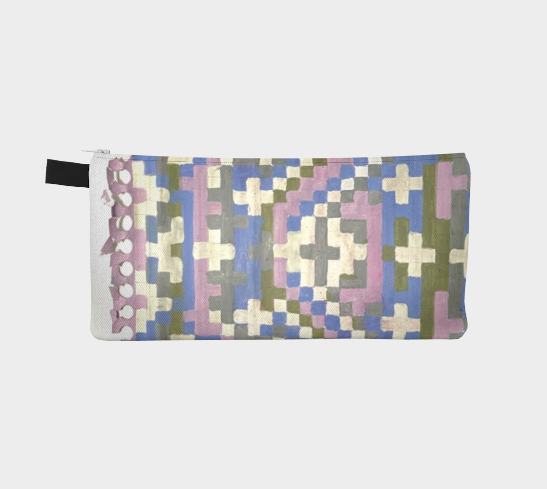 Pencil Case | Horizontal Painted Mosaic
