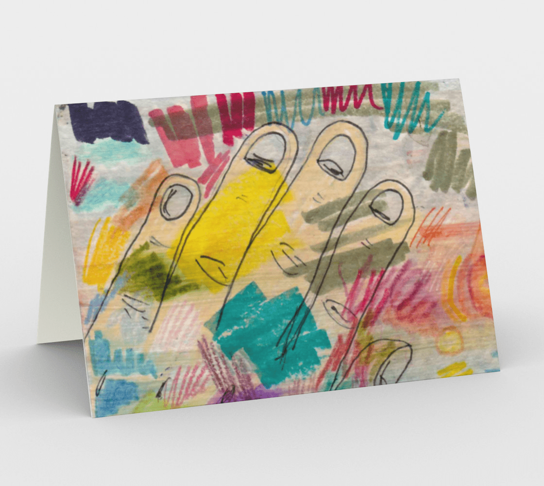 Blank Greeting Card | 5 x 7 | Hand