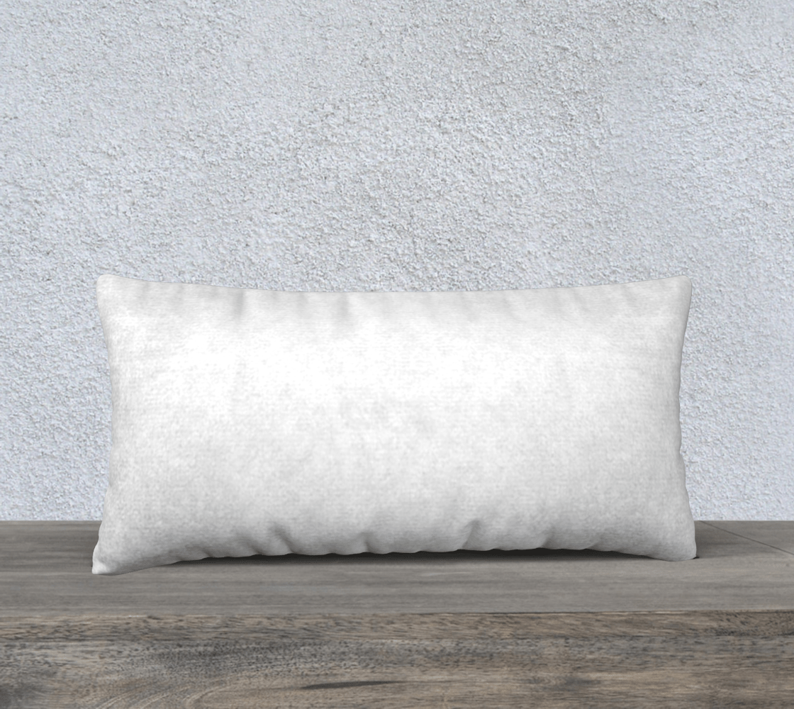 Throw Pillow Cover | 24 x 12 | All Chalked Up