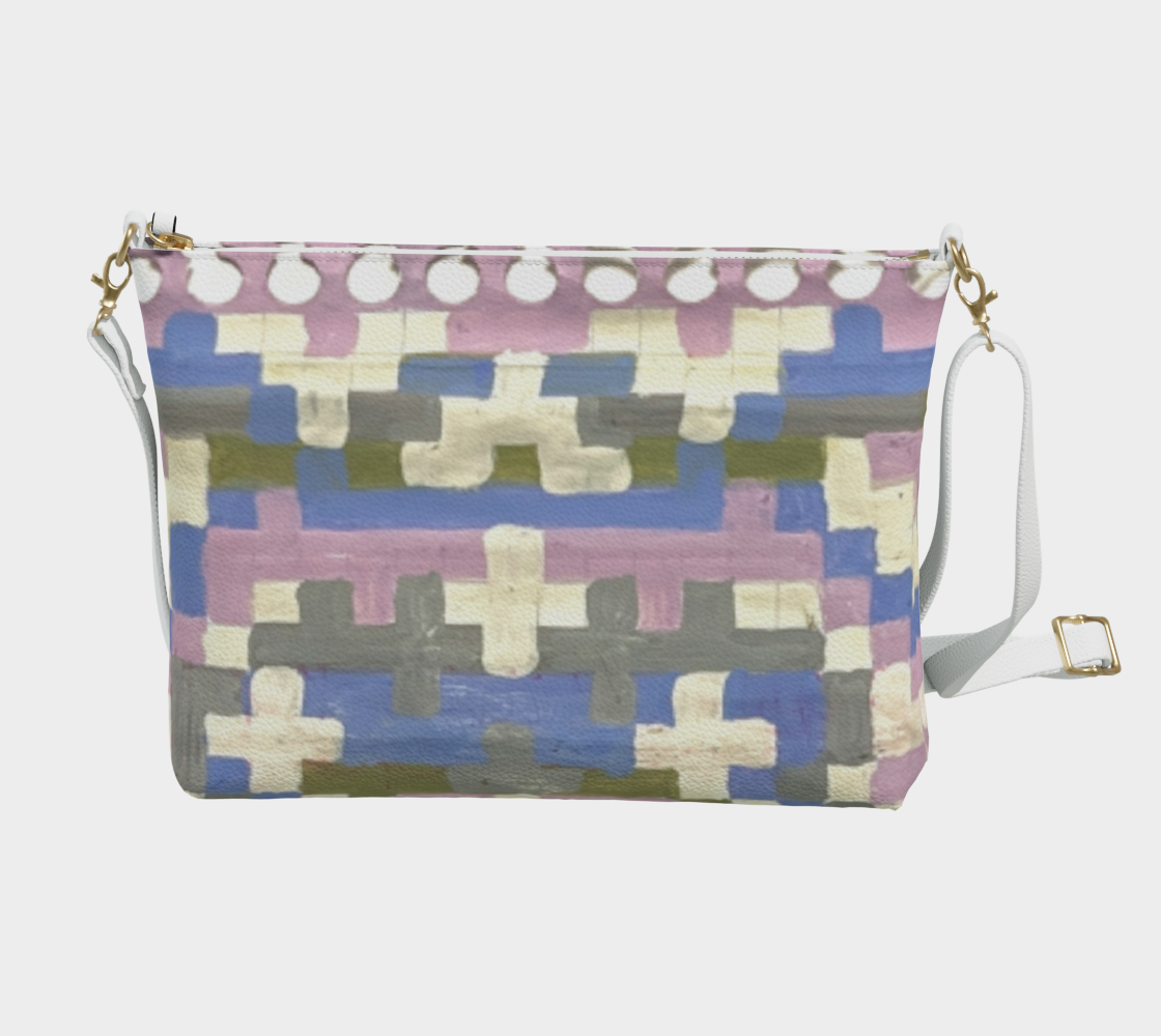 Vegan Leather Crossbody | Painted Mosaic
