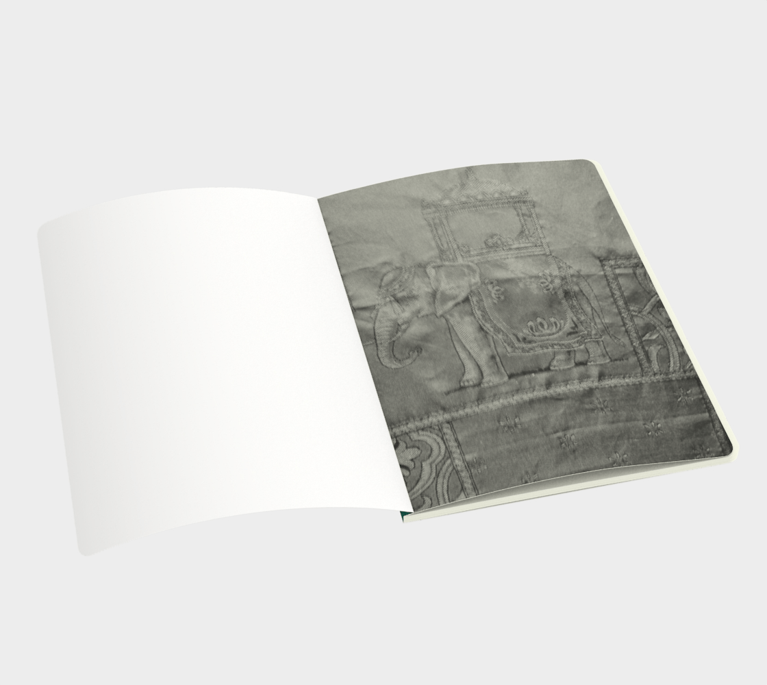 Large | Notebook | Etched in Turquoise Grey