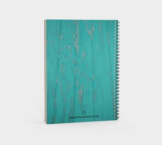 Spiral Sketchbook | Etched in Turquoise / Eyes of Stone