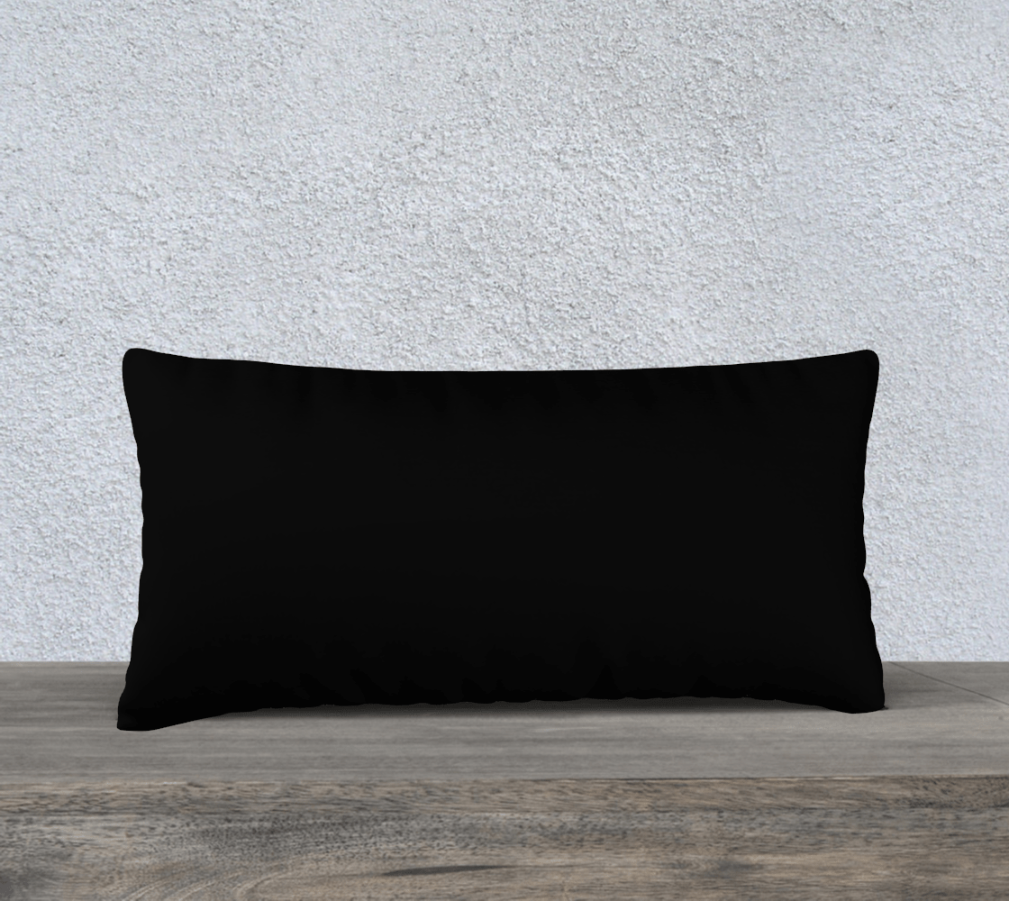 Throw Pillow Cover | 24 x 12 | Painted