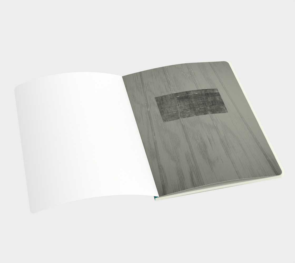 Large | Notebook | Etched in Turquoise Grey