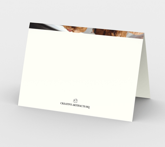 Set of 3 Blank Greeting Cards | 5 x 7 | Muffin Tin