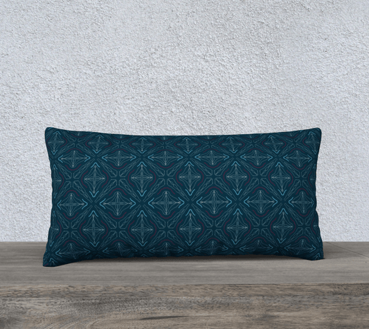 Throw Pillow Cover | 24 x 12 | Midnight