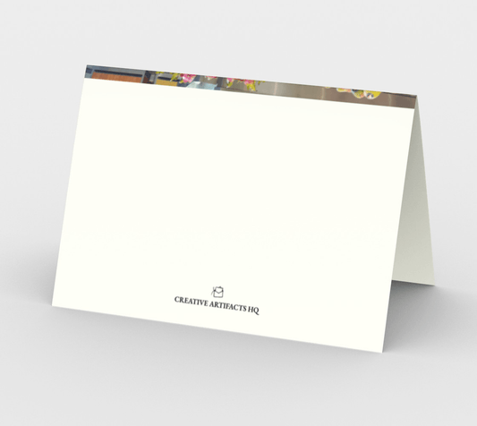 Set of 3 Blank Greeting Cards | 5 x 7 | At the Market