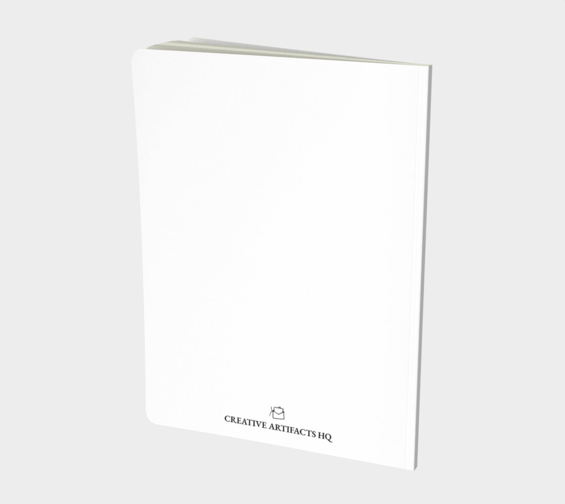 Large | Notebook | Black Stained Glass