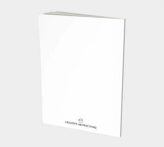 Large | Notebook | Black Stained Glass