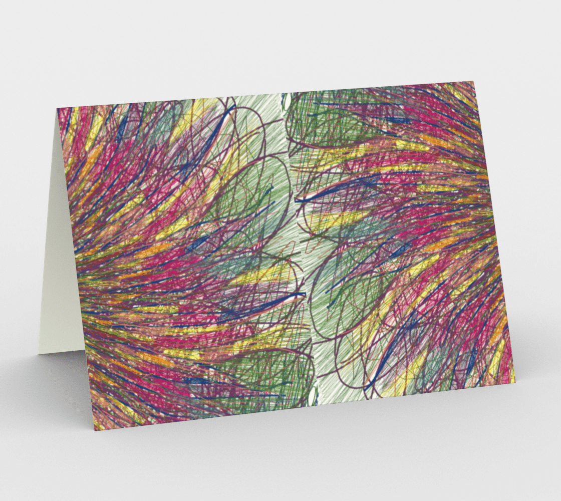 Blank Greeting Card | 5 x 7 | Feathery