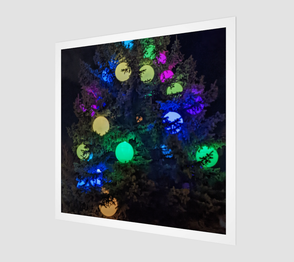 Digital Print | Glowing Orbs
