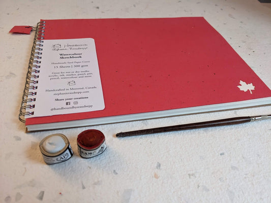 Limited Edition | Plantable Watercolour Sketchbooks | Maple Leaf