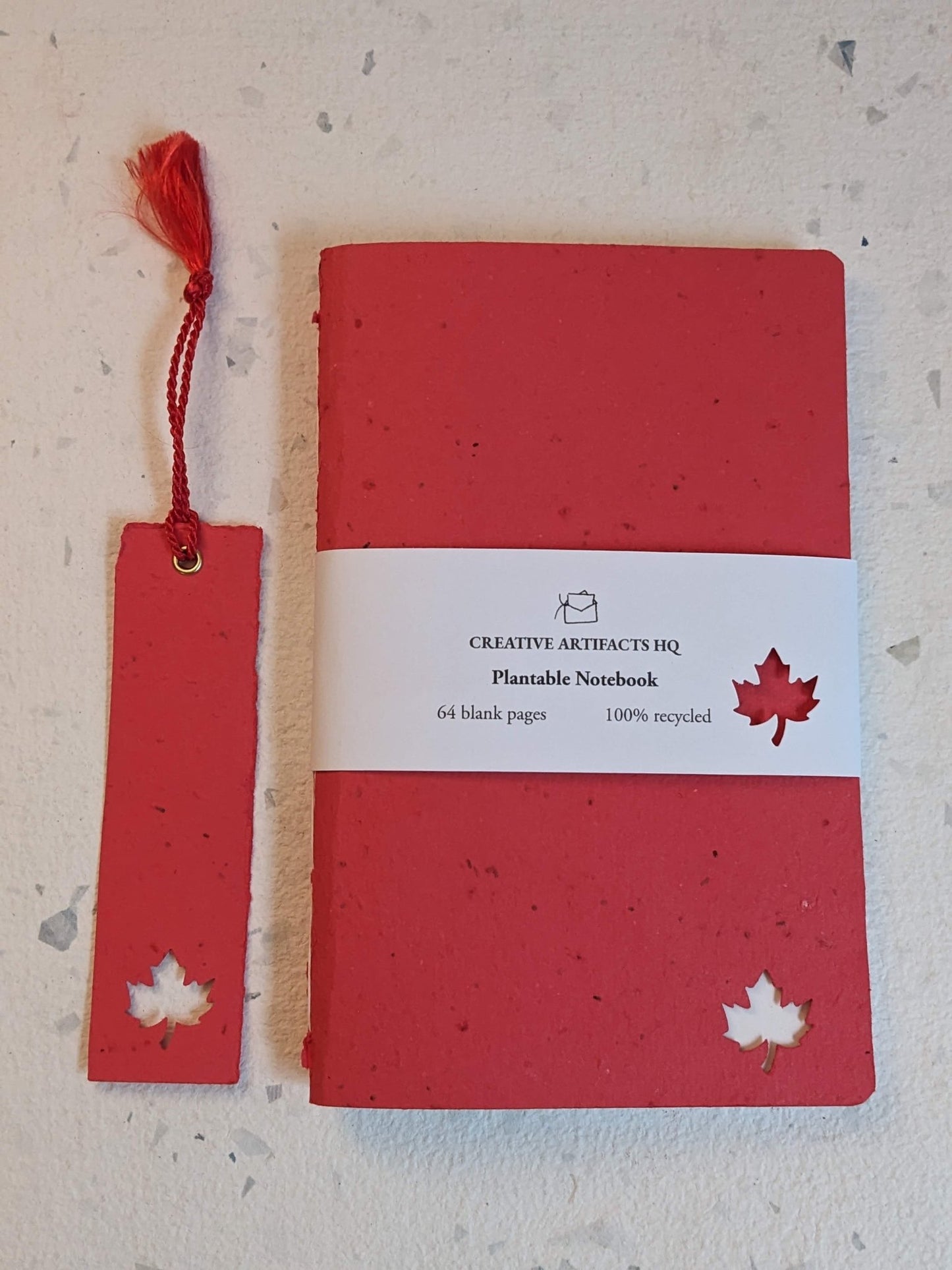 Plantable Cotton Notebooks | Maple Leaf | Limited Edition