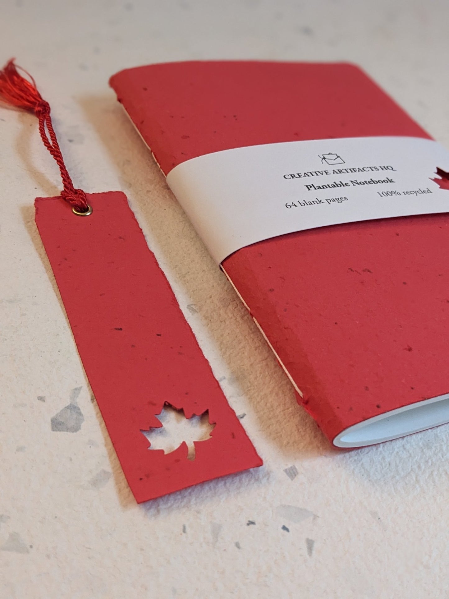 Plantable Cotton Notebooks | Maple Leaf | Limited Edition