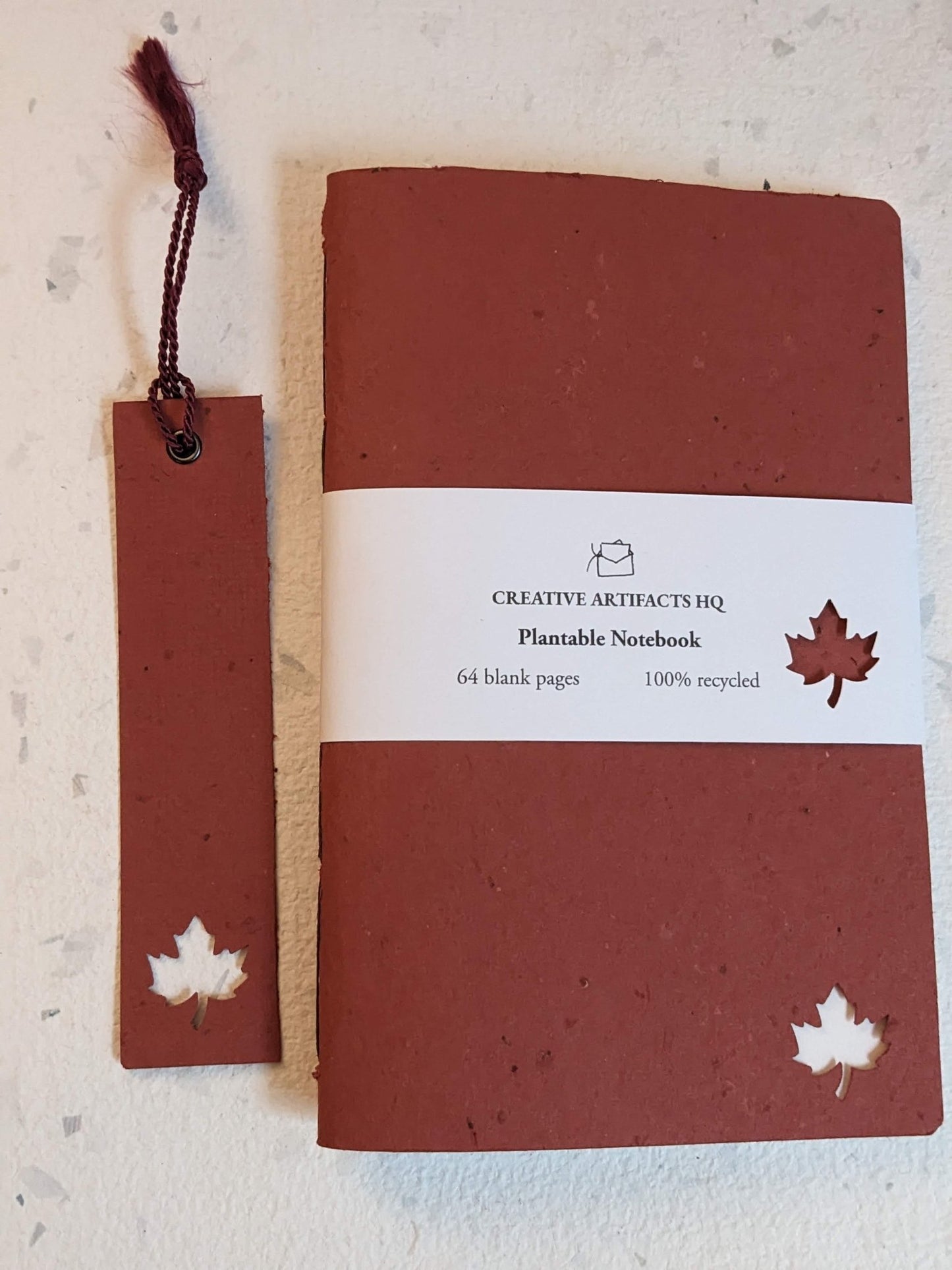 Plantable Cotton Notebooks | Maple Leaf | Limited Edition
