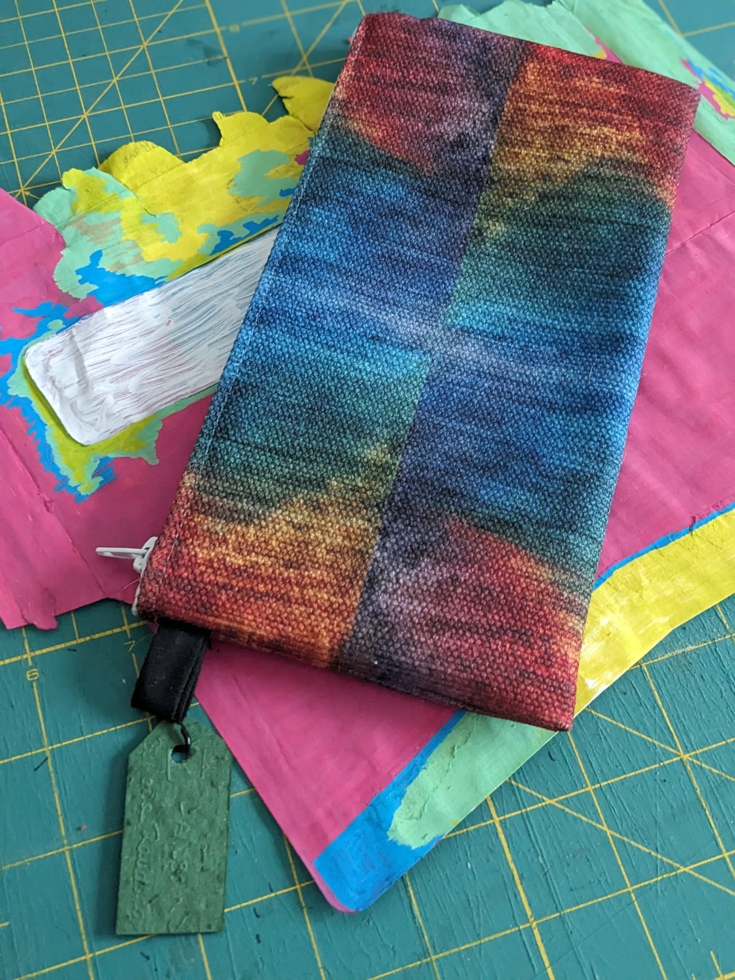 Cotton Canvas Pencil Case | Painted