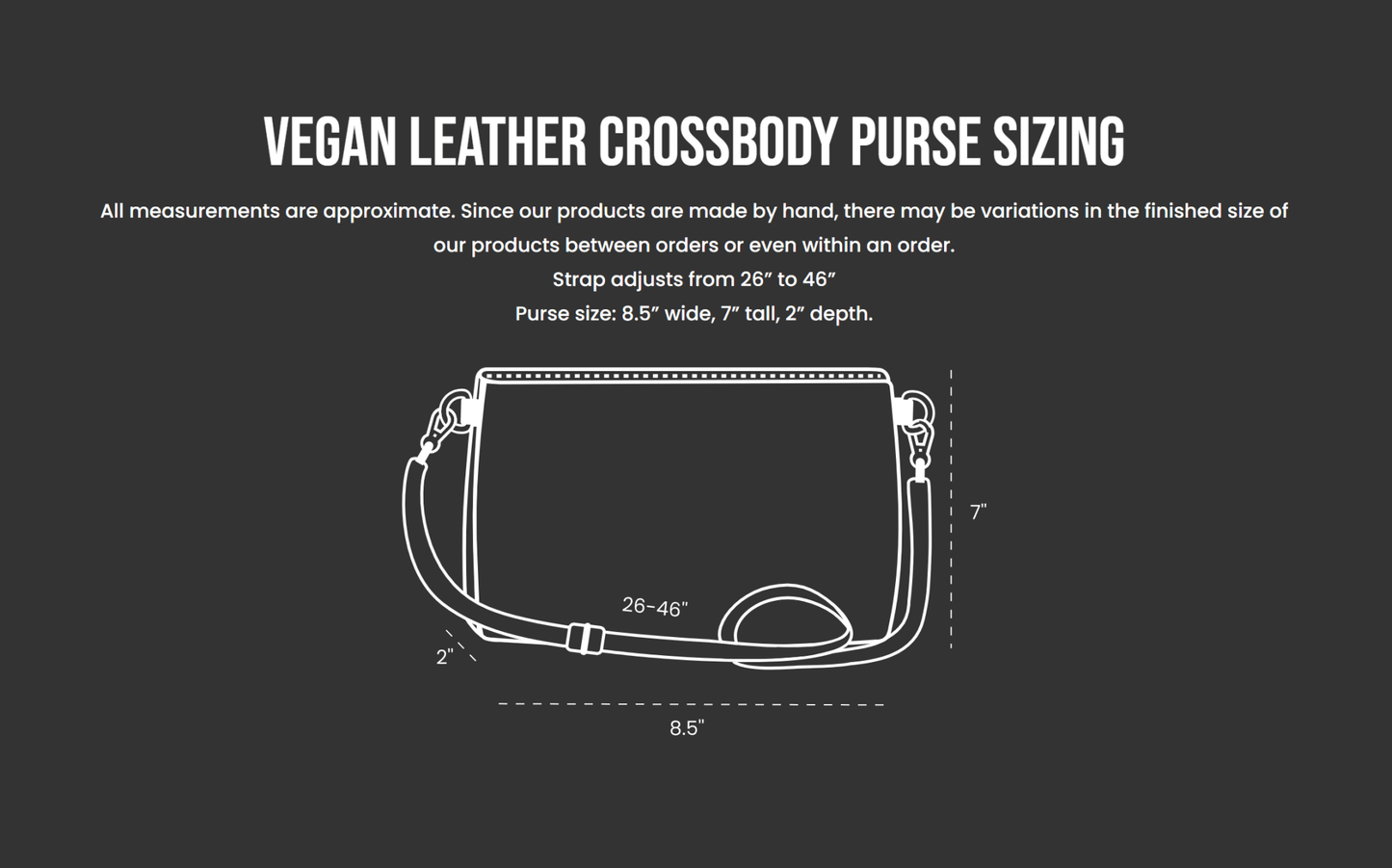 Vegan Leather Crossbody Bag | Mandala