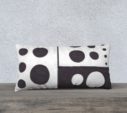 Throw Pillow Cover | 24 x 12 | Spotted