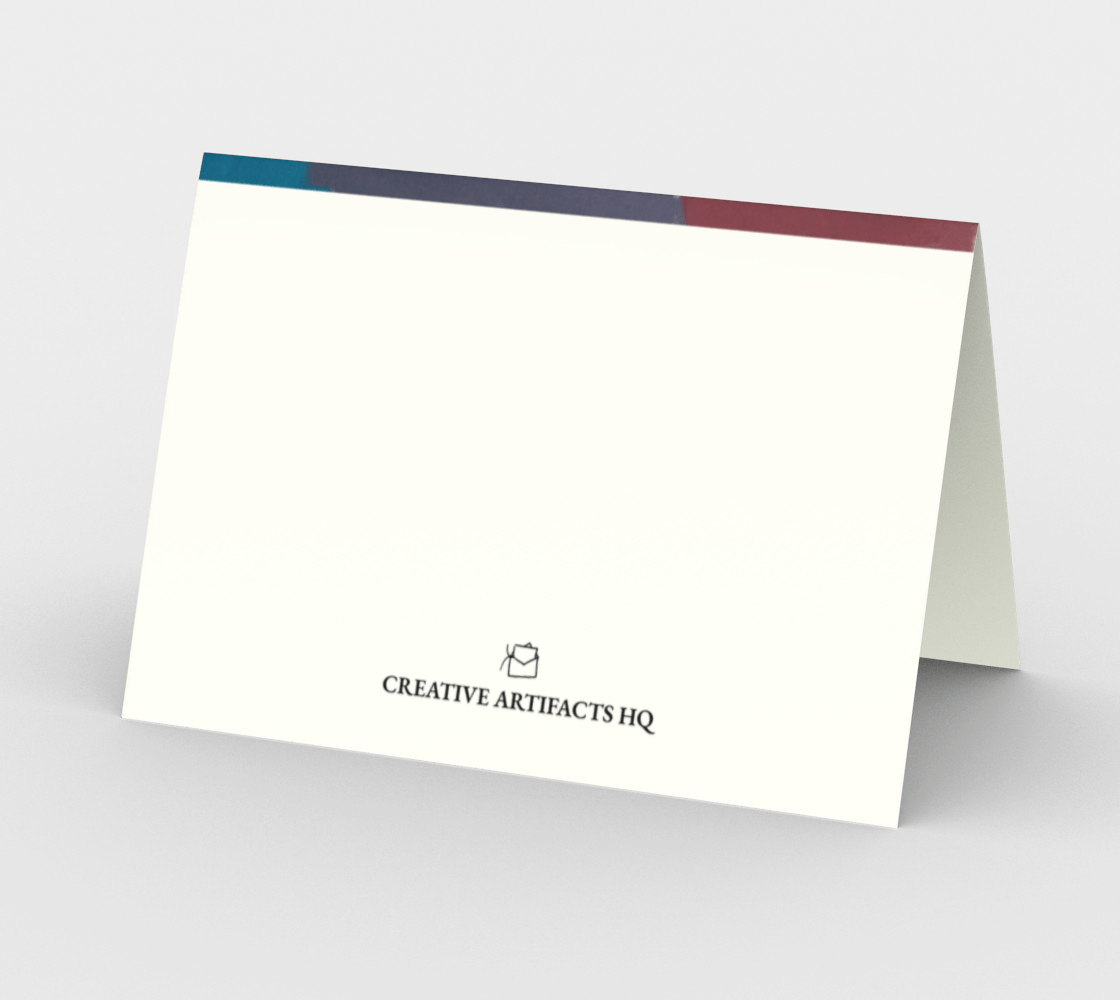 Blank Greeting Card | 5 x 7 | Gouache
