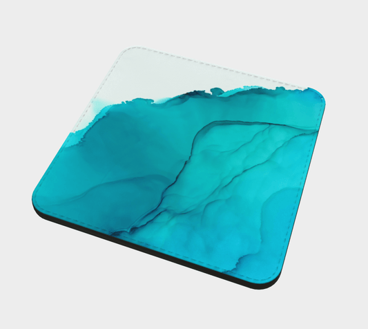 Coasters | Blue Ink Wave