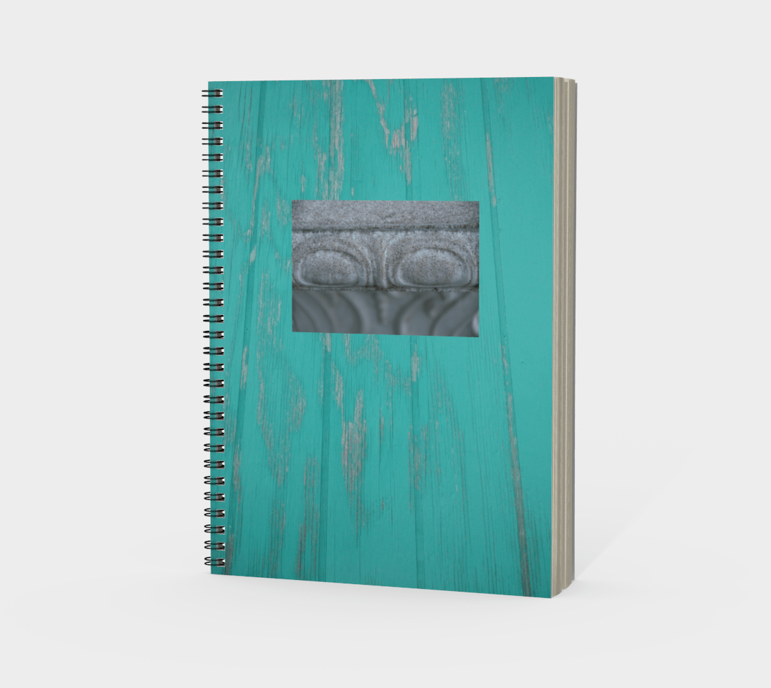 Spiral Sketchbook | Etched in Turquoise / Eyes of Stone