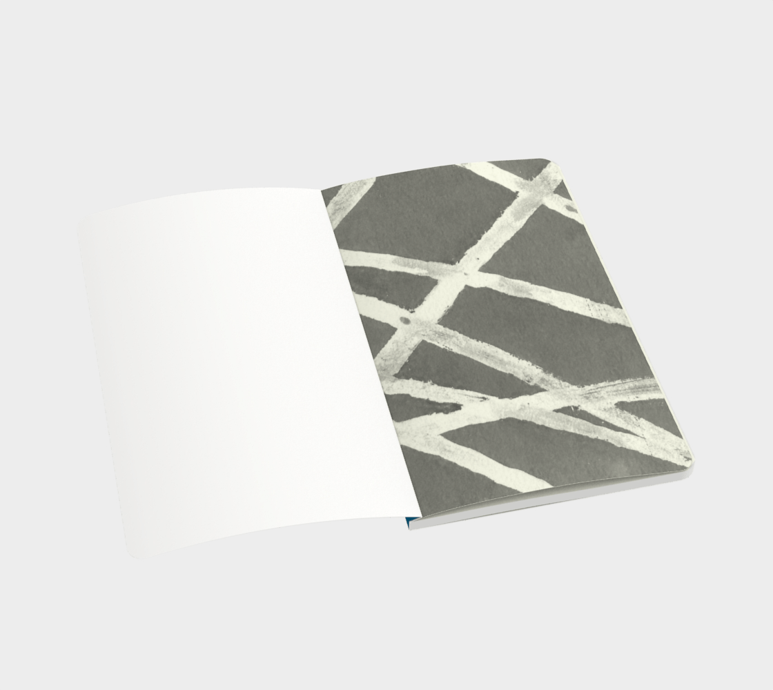 Small | Notebook | White Lines