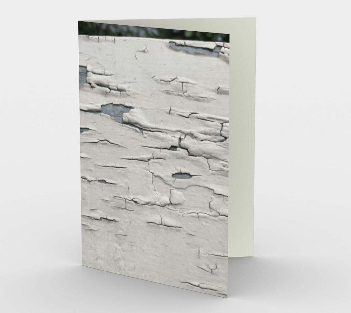 Blank Greeting Card | 5 x 7 | Chipped Paint