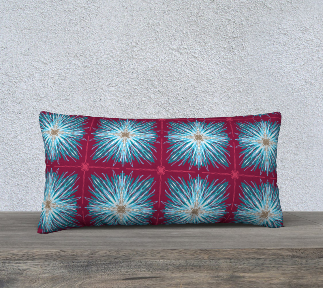 Winter Starburst 24 x 12 Pillow
