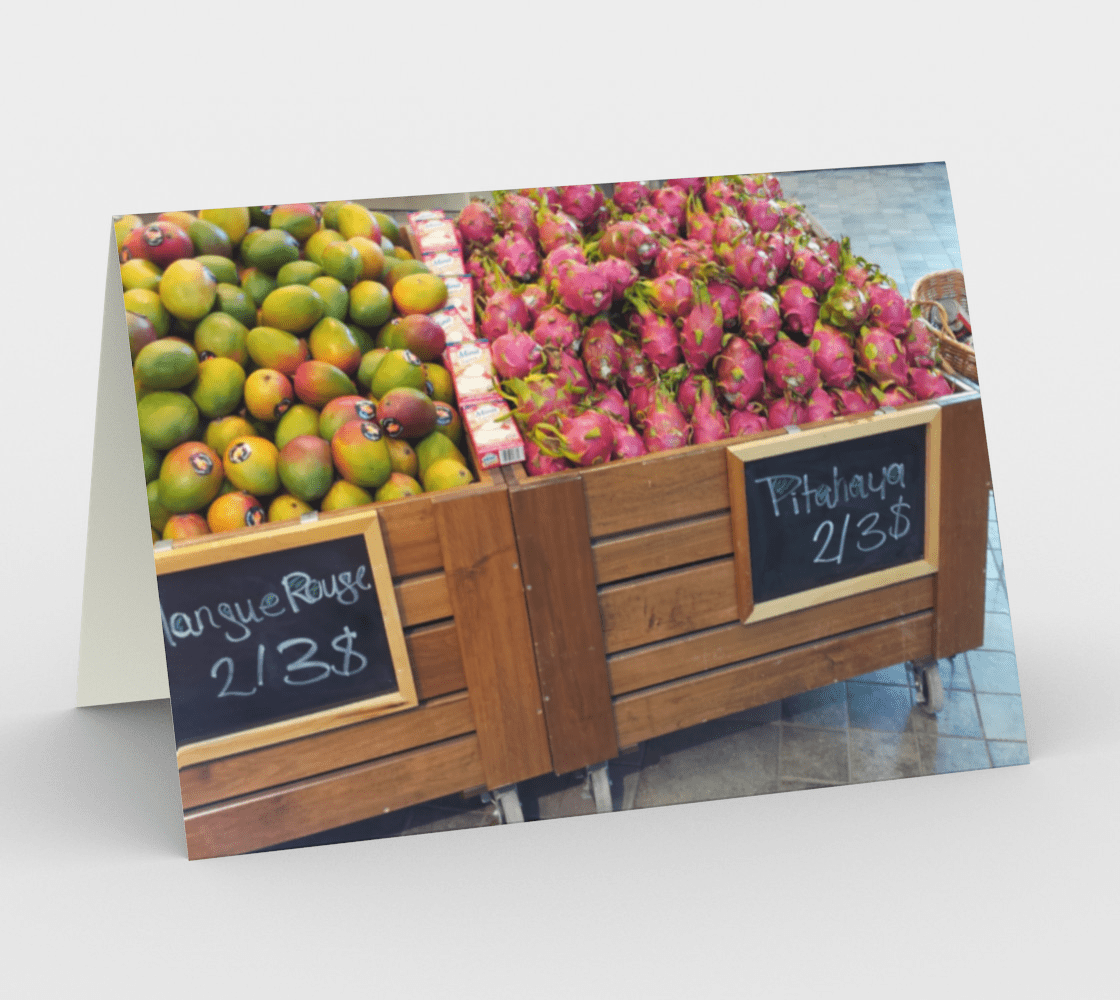 Blank Greeting Card | 5 x 7 | At the Market