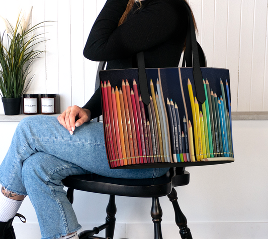 Vegan Leather Bag | Pencils
