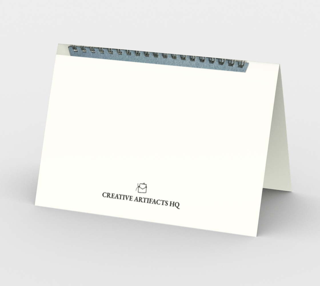 Blank Greeting Card | 5 x 7 | Sketchbooks