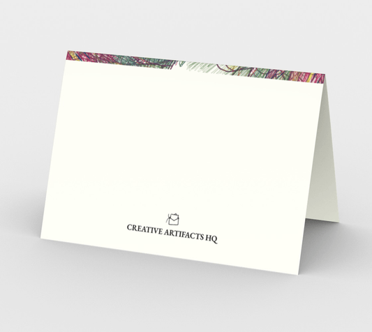 Set of 3 Blank Greeting Cards | 5 x 7 | Feathery