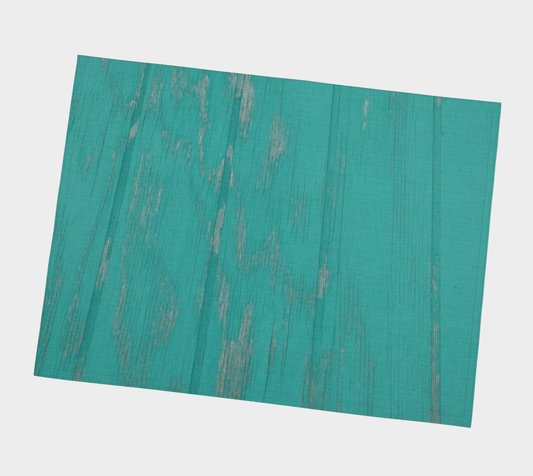 Placemat | Turquoise Barn Board