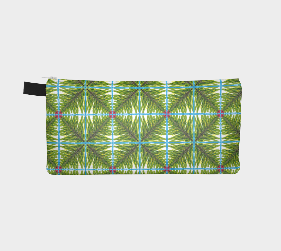 Repeating fern Pencil cAse