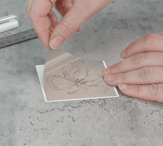 Sticker | 3 x 3 | Tulip Pencil Sketch