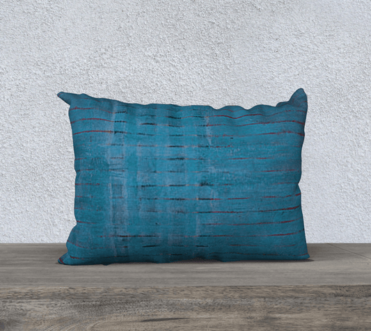 Throw Pillow Cover | 20 x 14 | Blues