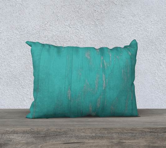 Throw Pillow Cover | 20 x 14 | Turquoise