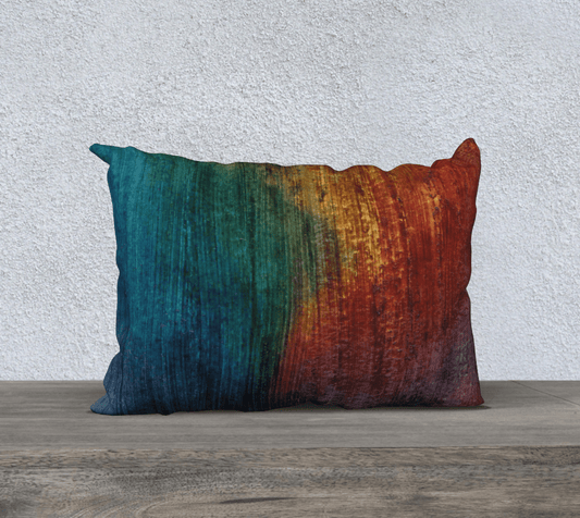 Throw Pillow Cover | 20 x 14 | Painted