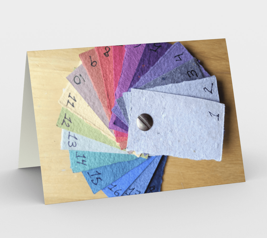 Blank Greeting Card | Colour Swatch