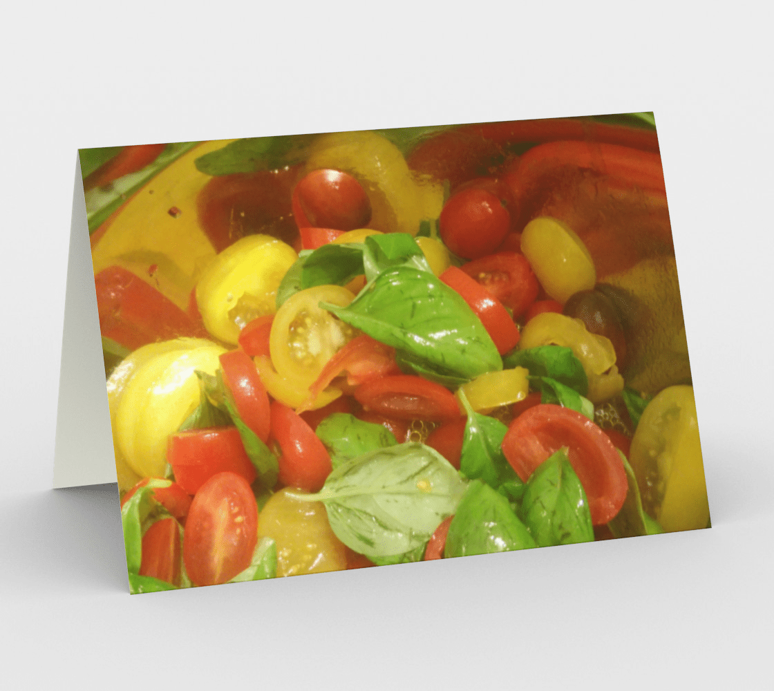 Blank Greeting Card | Fresh Salad