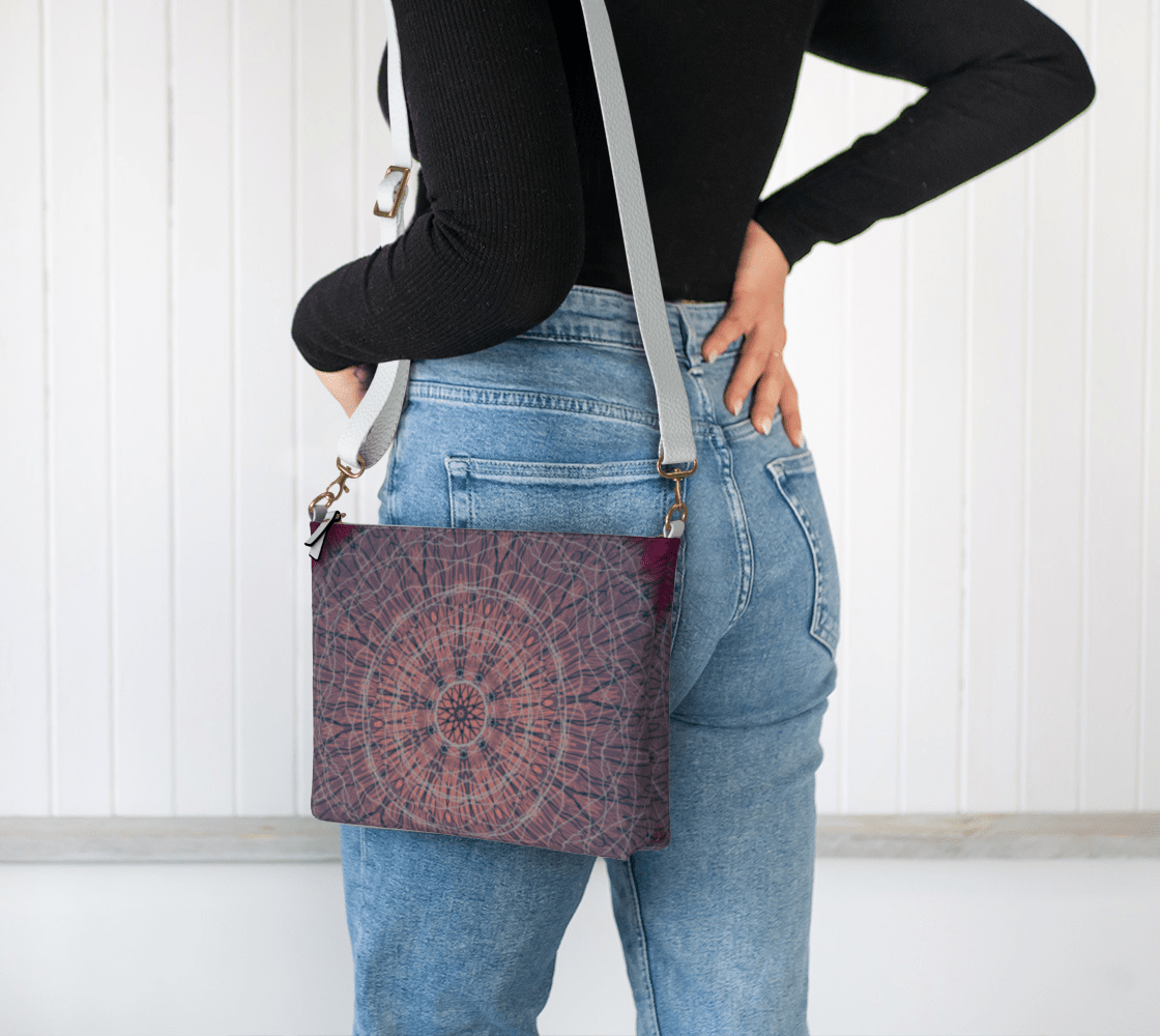Vegan Leather Crossbody Bag | Mandala