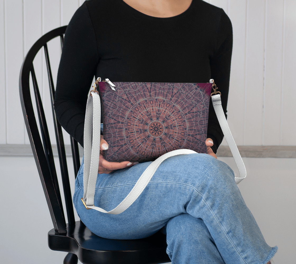 Vegan Leather Crossbody Bag | Mandala