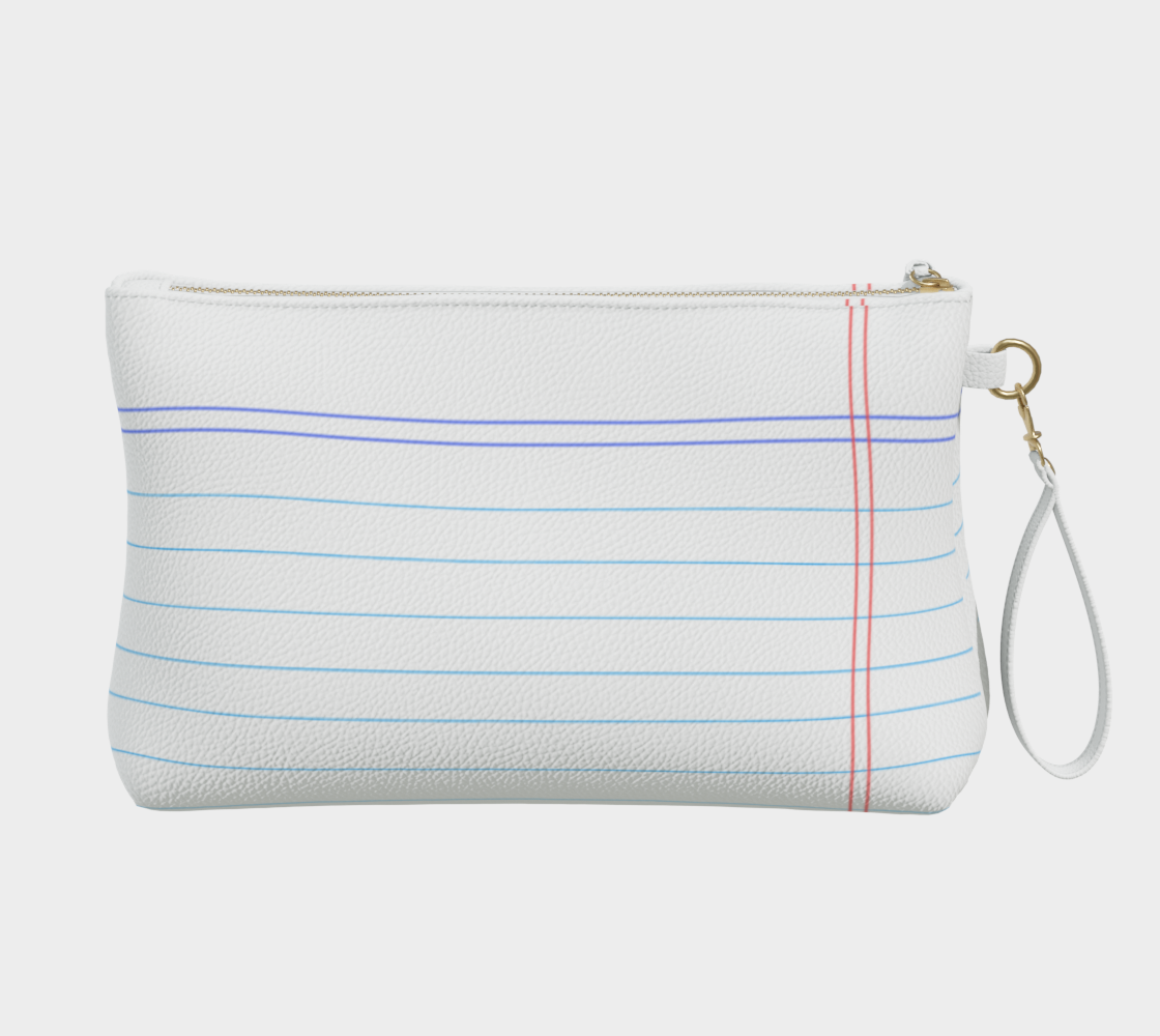 Vegan Leather Zipper Bag | Loose Leaf