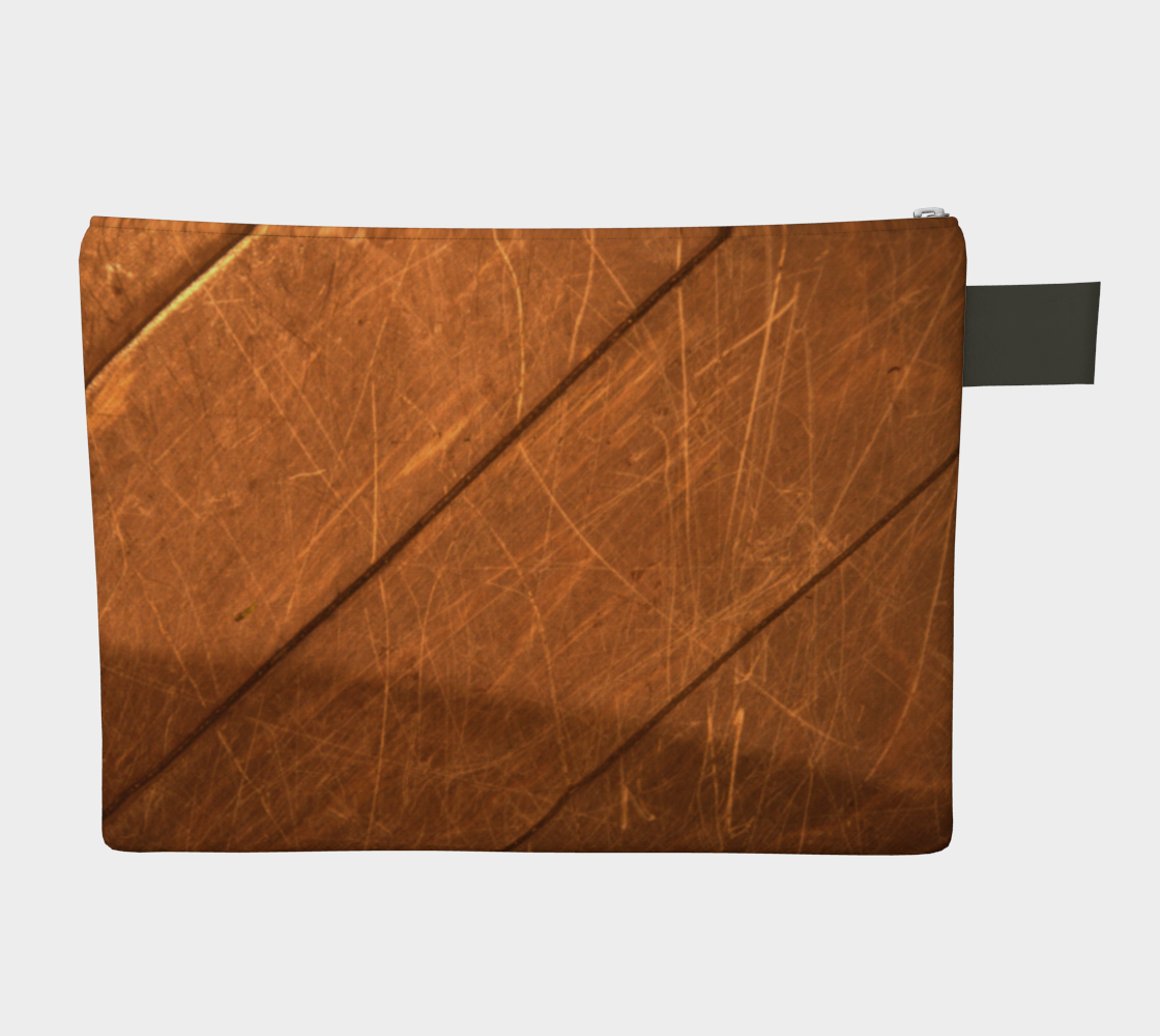 Scratched slats Zipper carry-all