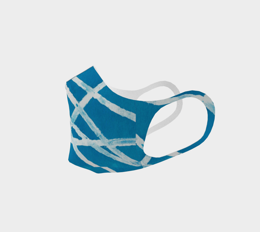 Face Covering | White Lines