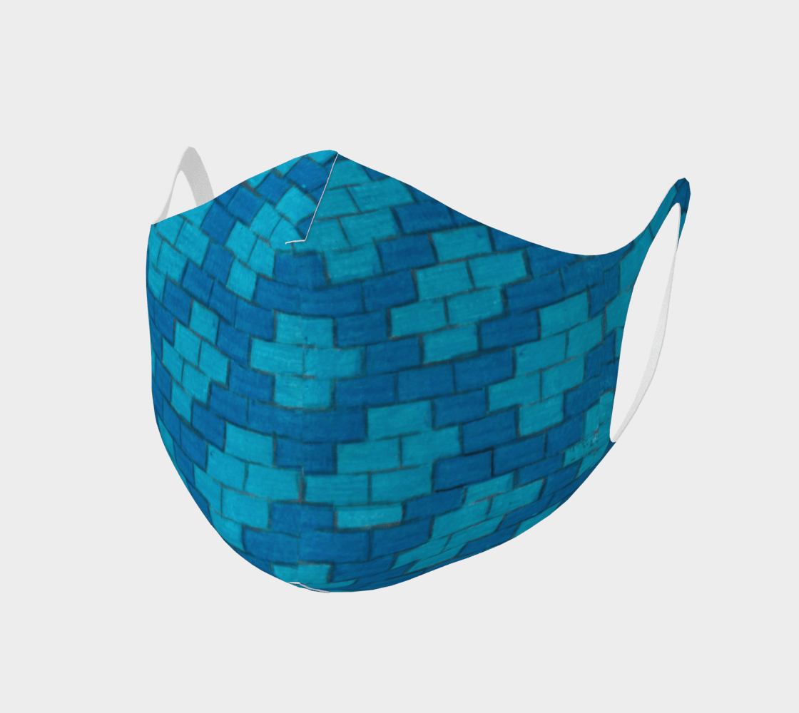 Face Covering | Blue Bricks