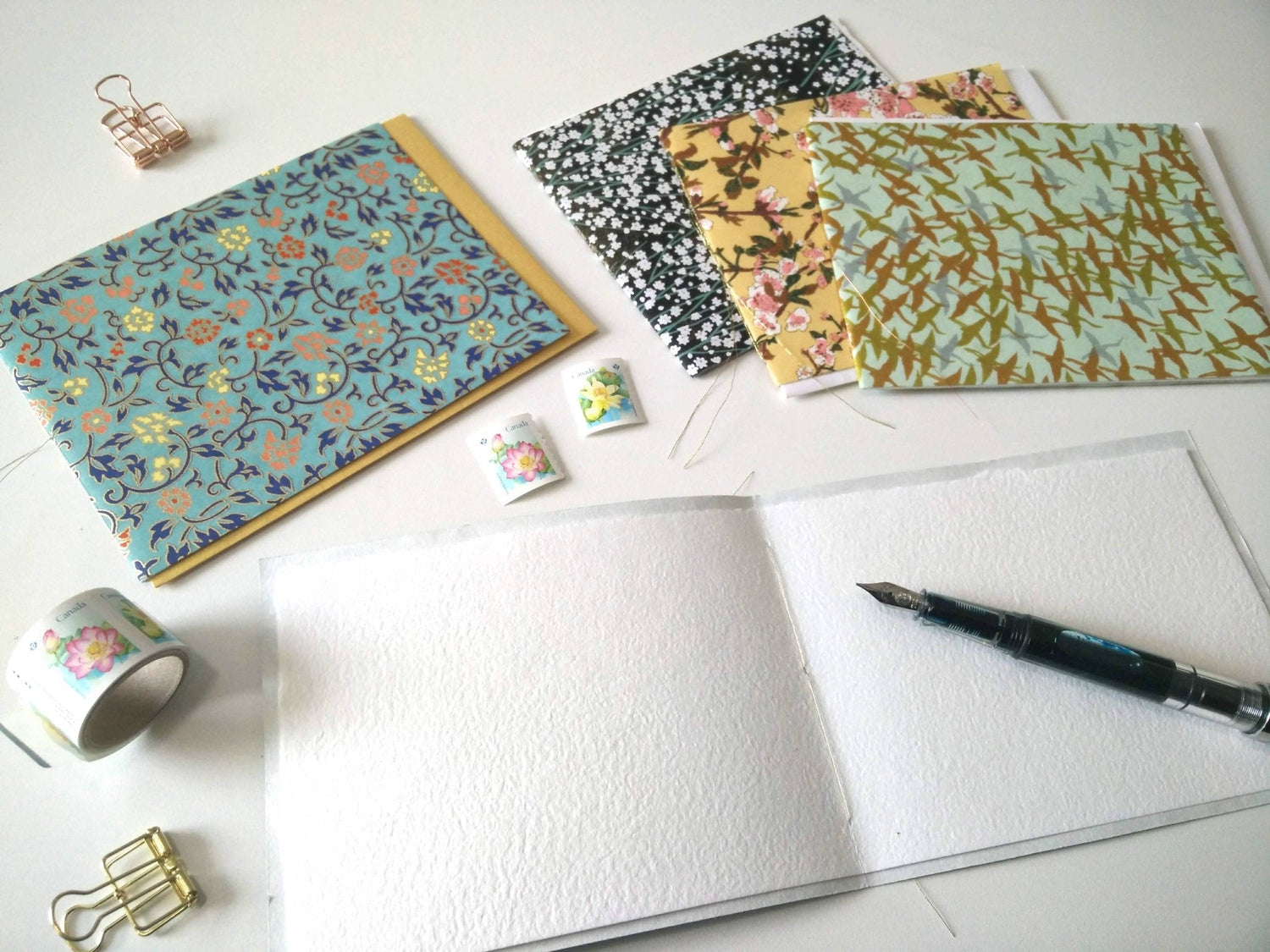 Individual Choyogami Blank Cards